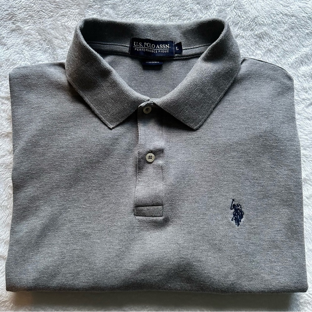NWT U.S. Polo Assn. Performance Piqué Polo